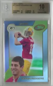 2005 Aaron Rodgers eTopps Refractor RC- BGS 10 Pristine... Only 1200 made - Picture 1 of 1