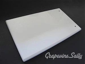 Panel de puerta de estufa lateral izquierdo blanco exterior piezas estufa vintage madera cuña 36" - Imagen 1 de 8