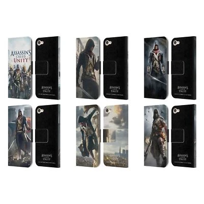 ASSASSIN'S CREED UNITY KEY ART LEATHER BOOK CASE FOR APPLE iPOD TOUCH MP3 - Image 1 of 4