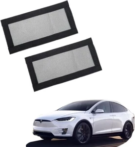 (2 PIEZAS) Para Tesla Modelo 3 Asiento Trasero Cubierta de Ventilación de Aire Flujo de Aire Ventilación Rejilla Protección - Imagen 1 de 7