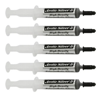 Arctic Silver 5 Thermal Compound Large Size -12 Gram Tube - (5 Pack) AS5-12G - Image 1 of 2