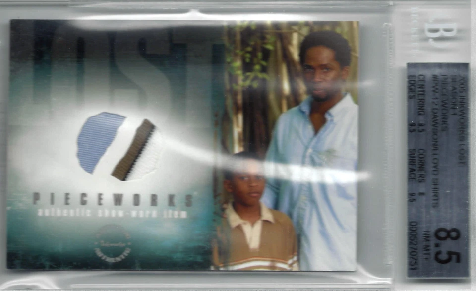 Camisa dupla Inkworks Lost temporada 1 Pieceworks BGS 8.5 Walt Michael PW-12 PSA rara - Imagem 1 de 2