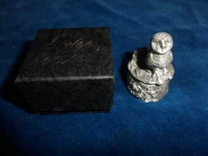 A.E. Williams - Pewter 'Wee Boxes' Two Piece, Owl - Picture 1 of 8