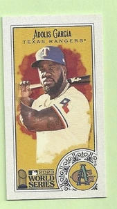 2024 Topps Allen & Ginter 23 World Series Champions Mini  ADOLIS GARCIA Rangers - Picture 1 of 2