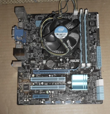 Scheda madre COMBO: ASUS P8H67-M LE LGA 1155 + Intel i5 2500 + 8GB DDR3 - Immagine 1 di 4