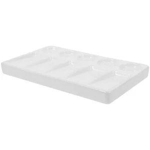 10 -Well Rectangular Color Palette Travel Porcelain Watercolor Portable - Picture 1 of 12