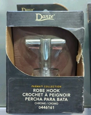 New, Danze, Robe Hook D446161 Chrome Parme Collection Free Shipping  - Image 1 of 3