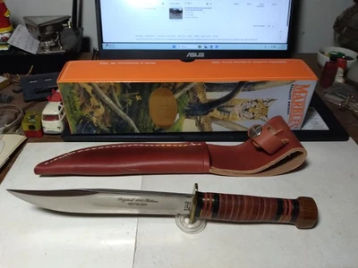 Cuchillo MSA Canicas, patrón ideal #45 hoja de 6", lim. Ed. RARO Hecho en Estados Unidos 1999 Foto 1 de 4