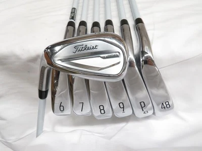 LH Used Titleist T350 Iron Set 6-PW+48+53 Tensei AV Series Ladies Flex Graphite - Image 1 of 4