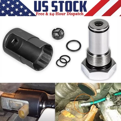 6.0 IPR Valve Socket Kit & HPOP Air Test Fitting Tool FIT Ford 6.0L Powerstroke - Image 1 of 4