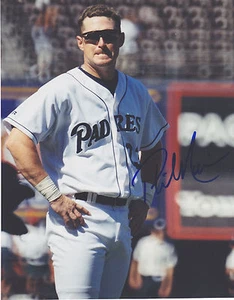 PHIL NEVIN San Diego Padres Signed 8x10 photo 1/1 San Francisco Giants coach - Picture 1 of 2