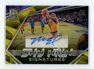 2022 Panini Spectra Nick Van Exel Auto Gold /10 Sky High Signatures Autograph - Picture 1 of 2
