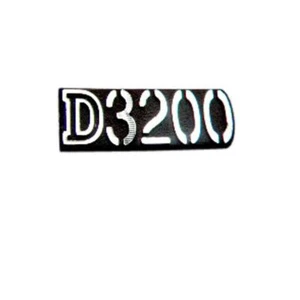New Name Plate Badge Repair Part Replacement For NIKON D3200 SRL Camera Repair - Picture 1 of 1