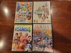 The Sims 3, 4, Island Paradise &More Pc Computer Video Game Lot Windows Lot Of 4