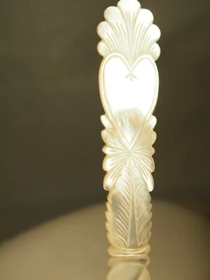 OUVRE LETTRES COUPE PAPIER ANCIEN NACRE ANTIQUE MOTHER OF PEARL LETTER OPENER - Photo 1/4