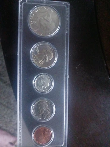 1949-P BRILLIANT UNCIRCULATED MINT SET.  Nice set!!! Cover