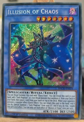 ILLUSION OF CHAOS - BACH-EN034 Secret Rare / 1st Edition Near Mint Englisch  - Bild 1 von 2