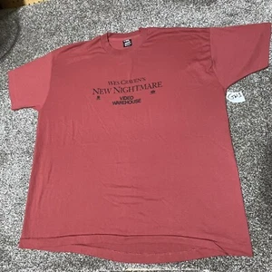 Vintage Wes Craven's New Nightmare Video Warehouse Shirt Single Stitch Mens 3XL - Picture 1 of 4