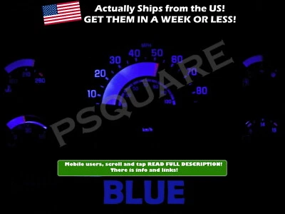 Gauge Cluster LED Dashboard Bulbs Blue For Chevy GMC 88 91 C/K Series Truck  - Image 1 of 2