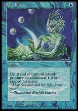 1x High Tide V2 Fallen Empires MtG Magic Blue Common 1 x1 Card Cards