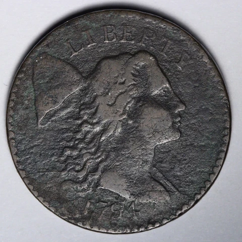 1794 Flowing Hair Large Cent CHOICE FINE E109 WNLN Cover