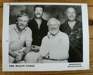 The Wolfe Tones - Vintage Band Press Photo Glossy B&W 8x10 -1k - Picture 1 of 2