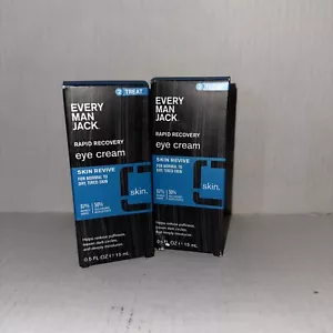 Every Man Jack Face Eye Cream Revive 0.5 Oz Lot of 2 - Picture 1 of 2