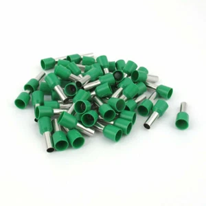 50 Pcs Wire Crimp Cord End Terminal Insulated Ferrule Green E10-12 8AWG 10mm2 - Picture 1 of 4