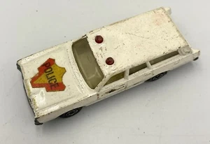 Matchbox Superfast No. 55 White Mercury Police Car Station Wagon - Lesney 1971 - Picture 1 of 5