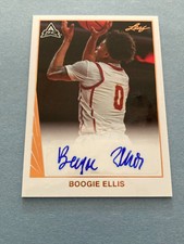 Boogie Ellis 2022 Leaf Memories 1990 Signed Auto Rookie RC Bronze SP USC Memphis