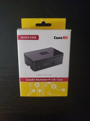 CanaKit - Premium Case for Raspberry Pi B+ Case - Black NEW - Image 1 of 2