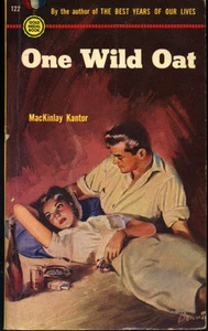 Vtg Pulp Book Novel One Wild Oat by MacKinlay Kantor Fawcett edition 1950 - Picture 1 of 1