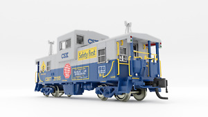 Rapido N Scale 510028 Wide Vision Caboose CSX (CSXT) "Safety First" #21195 New!