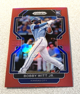 2022 Panini Prizm RC Red Prizm #33 Bobby Witt Jr. Royals