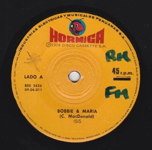 ISIS "Bobbie & Maria" northern soul funk 1975 PERU 45 Listen - Picture 1 of 2