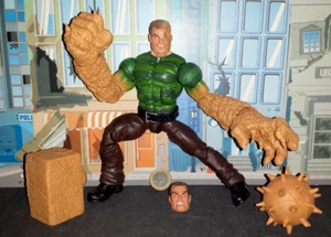 SANDMAN BAF Marvel Legends Spider-Man Hasbro Action Figure 7'' 100% complete - Imagen 1 de 3