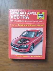 *N.O.S* Vauxhall Opel Vectra B Petrol & Diesel Haynes Workshop Manual 1995-1999 - Picture 1 of 3