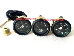 Smiths Replica 52 mm 2 1/16" Gauges Kit - WaterTemp +Oil+Fuel Gauge BB - Picture 1 of 3