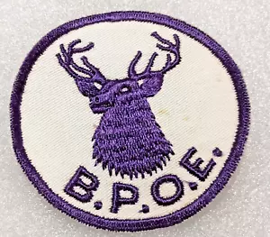 Vintage B.P.O.E. Elks Club Uniform Mütze Logo Patch 60er Jahre NOS Neu Makel - Bild 1 von 3