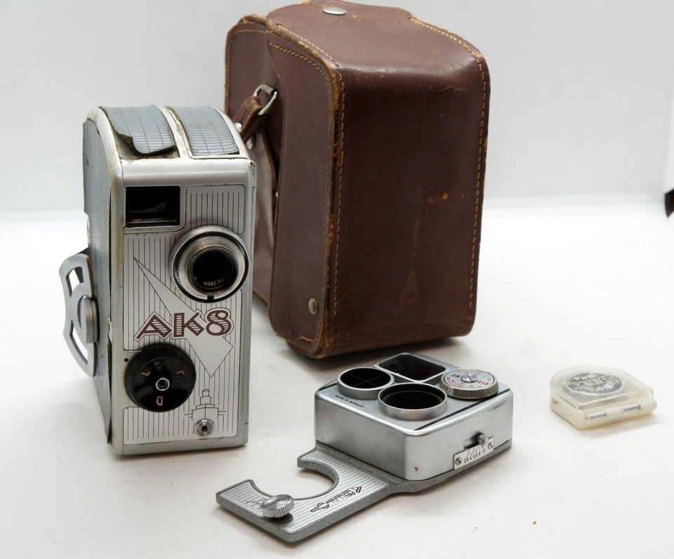 CÁMARA DE PELÍCULA DE COLECCIÓN PENTACON AK8 CINE MOVIE SUPER 8mm LENTE ZEISS TRIOTAR 10 MM Foto 1 de 4