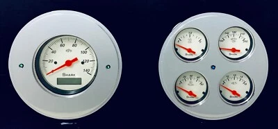 1947 1948 1949 1950 1951 1952 1953 Chevy Truck calibre 5 tablero juego de inserción PC Foto 1 de 4