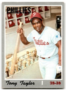 1970 Topps Baseball Tony Taylor Philadelphia Phillies #324
