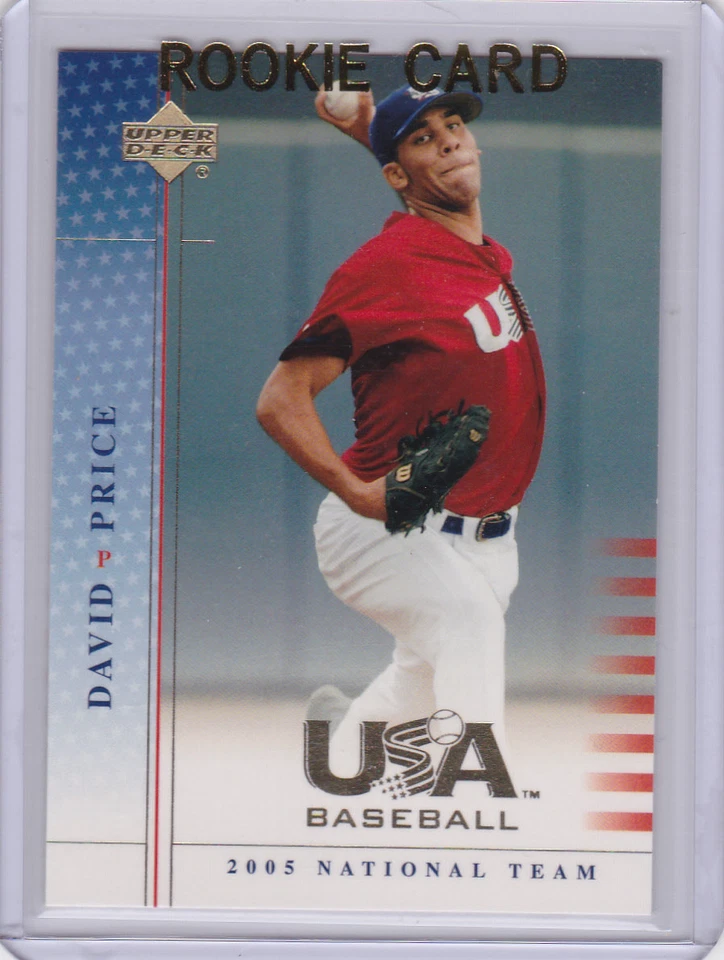 КАРТОЧКА НОВИЧКА DAVID PRICE 2005 Upper Deck КОМАНДА США бейсбол RC Rays Tigers Red Sox - Изображение 1 из 2