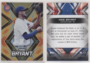 2017 Topps Fire Orange /299 Kris Bryant #1