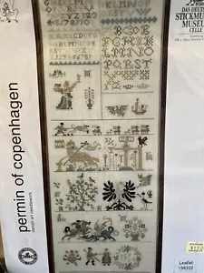 Permin of Copenhagen Leaflet 158302 Stickmuster Museum 1764 Sampler - Picture 1 of 5