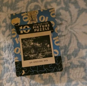 "Big 10" Jig-Saw Type Picture Puzzle from the 1940s An English INN - Picture 1 of 1