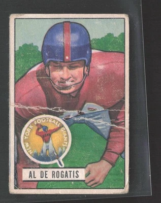 1951 Bowman - Al DeRogatis #55 (RC) - Image 1 of 2