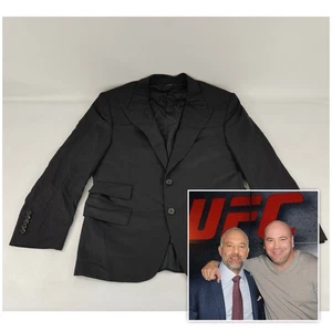 TOM FORD Black Blazer Coat Suit Jacket 100% Wool 54C Lorenzo Fertitta Signature - Picture 1 of 9