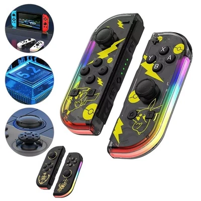BRANDED For Nintendo Switch Joy Con Controller Left & Right Wireless Pair Gamepad Joypad