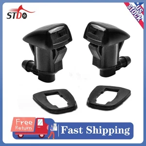 2Pcs Windshield Wiper Jet Washer Nozzle Water Spray For Toyota Sienna Solara - Bild 1 von 5